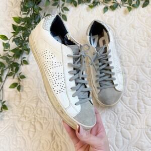 P448 John White Wasabi Sneakers Sz 38